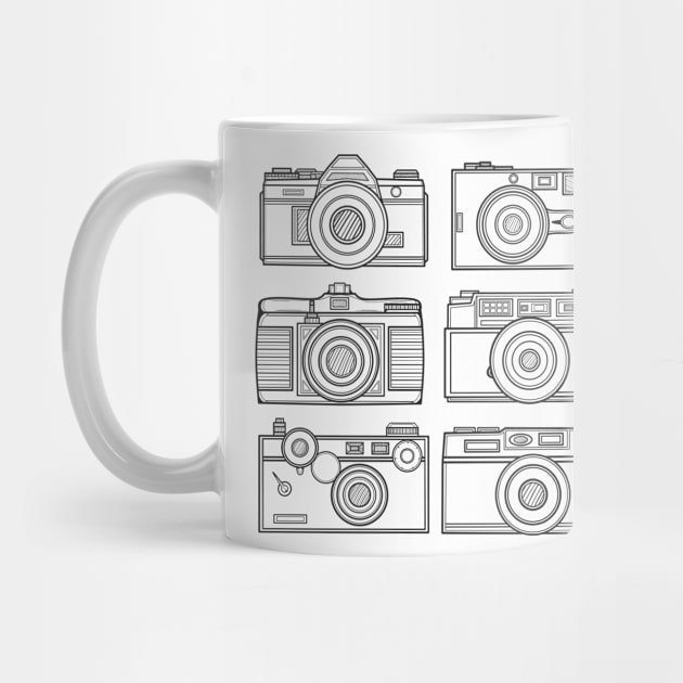 Line Art Classic Camera by milhad